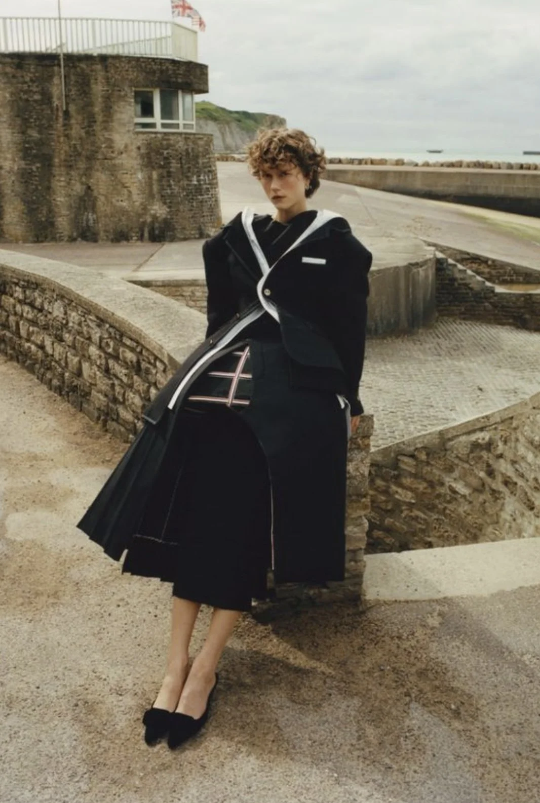 Julie Hoomans in Normandy by Kulesza & Pik for Vogue Poland